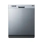 image of Summit DW2435SSADA 24" Residential Dishwasher, Stainless Steel-115V