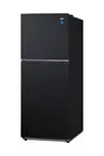 image of Summit FF1087B 24" Reach-In Refrigerator Freezer in Black, Energy Star, 10.1 cu. ft.