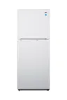 image of Summit FF1088WIM 24" Reach-In Refrigerator Freezer in White, w/ Icemaker, 10.1 cu. ft.