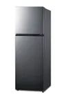 image of Summit FF1142PL 24" Refrigerator‑Freezer, 11.5 cu ft, Gray Stainless‑Steel, ENERGY STAR, R600a, 115V