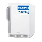 image of Summit FF6W7BZ One Section Reach-In Refrigerator in White, Right Hinged Door, 5.5 cu. ft.