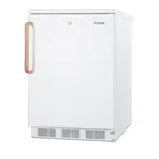 image of Accucold FF7LWTBC Counter Height Refrigerator in White, Reversible Solid Door w/ Towel Bar Handle, 5.5 cu. ft.