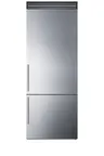 image of Summit FFBF279SSXH72 28" Bottom Freezer Refrigerator w/ Stainless Steel Right Hinged Doors, 14.6 cu. ft.