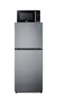 image of Summit MRF1089PLA 23.25" Breast Milk Refrigerator & Freezer w/ Microwave, Black, Stainless Look, 10.1 cu. ft.