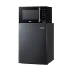 image of Summit MRF29KA 18.5" Breast Milk Refrigerator w/ Microwave, Black, 2.4 cu. ft.