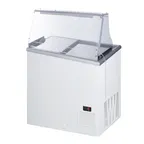image of Summit NOVA22PDC 30" Gelato/Ice Cream Dipping Cabinet w/ Curved Sneeze Guard