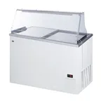 image of Summit NOVA35PDC 43" Gelato/Ice Cream Dipping Cabinet w/ Curved Sneeze Guard