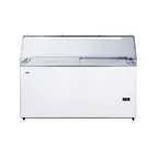 image of Summit NOVA45PDC 53" Gelato/Ice Cream Dipping Cabinet w/ Curved Sneeze Guard