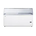image of Summit NOVA53PDC 61" Gelato/Ice Cream Dipping Cabinet w/ Curved Sneeze Guard