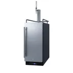 image of Summit SBC15NCF 15" Built-in Nitro Cold Brew Coffee Dispenser, 2.9 cu. ft. - 115V