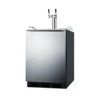 image of Summit SBC58BLBIADACFTWIN 24" Built-in Cold Brew Coffee Dispenser, ADA / 5.5 cu. ft. - 115V