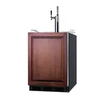 image of Summit SBC58BLBIADAIFCMTWIN 24" Combo Nitro/Cold Brew Coffee Dispenser, 5.5 cu. ft. 115V