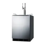 image of Summit SBC58BLBIADANCFTWIN 24" Nitro Cold Brew Coffee Dispenser, ADA compliant, 5.5 cu. ft. - 115V
