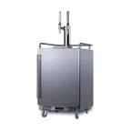 image of Summit SBC682NCFTWIN Indoor/Outdoor Nitro/Cold Brew Coffee Dispenser, 5.6 cu. ft. - 115V
