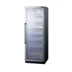 image of Summit SCR1401CH 24" Glass Door Wine Refrigerator, Single Temperature, 35 Bottles