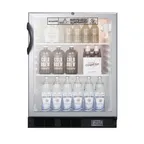 image of Accucold SCR600BGLBINZADA Built-in Glass Door Undercounter Nutrition Center Refrigerator, ADA Compliant, 5.5 cu. ft.