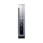 image of Summit SWC007 6" Glass Door Wine Refrigerator, Single Temperature, 7 Bottles