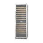 image of Summit SWC1966BCSS 24" Glass Door Wine Refrigerator, Dual Temperature, 162 Bottles