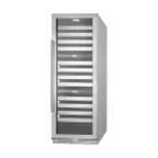 image of Summit SWCP1988TCSS 24" Glass Door Wine Refrigerator, Three Temperature, 149 Bottles