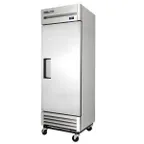 image of True T-19-HC 27" 1-Section Reach-In Refrigerator w/ Solid Door, Bottom Mount, Stainless Steel Front-Aluminum Sides
