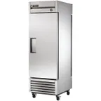 image of True T-23PT-HC 1-Section Pass-Thru Refrigerator w/ Front Solid & Rear Solid Door, Bottom Mount, Stainless Steel Front-Aluminum Sides