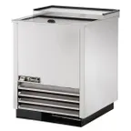 image of True T-24-GC-S-HC 24" Stainless Glass & Plate Chiller, 90 Mugs Capacity