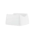 image of TableCraft Products 10415 Pulito Collection Sugar Packet Holder, 4" x 3-1/4" x 2" Melamine White