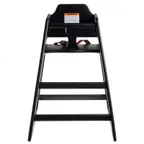image of TableCraft Products 10624 High Chair, Black