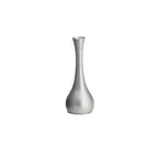 image of TableCraft Products 269 Flower Vase, 7" Height, Hand Wash Only, Zinc Alloy Metal, Brushed Finish