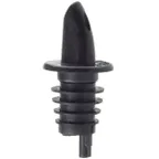 image of TableCraft Products 35BK Plastic Liquor Cash & Carry Free Flow Pourer