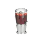 image of TableCraft Products 75 Dispenser, 2½‑Gallon Single, 10¾"×11½"×19½" Tritan, Stainless Steel Base