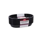 image of TableCraft Products C1076BK - Oval Black Plastic Basket 10.5" x 7" x 1.5", Heat‑Resistant - 12/Pack