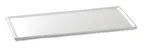 image of TableCraft Products CW2104N - Rectangular Platter, 8½" x 6¾" x 3⁄8", Cast Aluminum Natural Finish