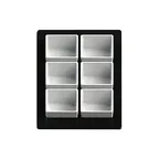 image of TableCraft Products CW5086W Cold Food Template, 12-7/8" x 21-1/4" Aluminum, Dishwasher Safe, NSF-7