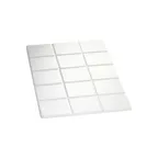 image of TableCraft CWTTDG01SBL Cold Food Template, 13-1/2" X 21-5/8", Sky Blue Cast Aluminum Tile Inset