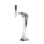 image of Talos 1032160-20 Cobra Draft Beer Tower – Countertop, 1‑Tap, Steel/Brass Chrome, Glycol‑Cooled