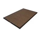 image of Tarrison AOG38RT28BLCO Ace II Rectangular Table Top, 32"W x 48"D, All Weather Plywood, Black and Cocoa Finish