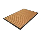 image of Tarrison AOG38RT28BLNA Ace II Rectangular Table Top, 32"W x 48"D, All Weather Plywood, Black and Natural Finish