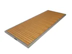 image of Tarrison AOG38RT82SSNA Ace II Rectangle Table Top, 28"W x 72"D, All Weather Plywood, Silver and Natural Finish