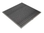 image of Tarrison AOG38SQ36SSST Ace II Square Table Top, 36"W x 36"D, All Weather Plywood, Silver and Slate Finish