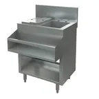 image of Tarrison TA-CMU24NCR 24" Underbar Ice Bin / Cocktail Unit, Drain included