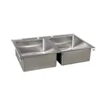 image of Tarrison TA-DI219168-KIT Drop-In Sink, 2-Compartment