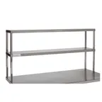 image of Tarrison TA-DOS2484 Double Overshelf, Table Mount, 84"W X 24"D X 30"H