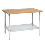 image of Tarrison TA-HTS2448G-KIT Butcher Block Top Work Table, 48""W X 24""D