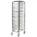 image of Tarrison TA-PRS15S 40 Pan Stainless Steel Mobile Side Load Bun / Sheet Pan Rack, Unassembled