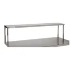 image of Tarrison TA-SOS1284 Single Overshelf, Table Mount, 84"W X 12"D X 18"H