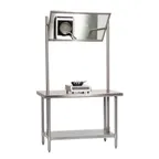 image of Tarrison TF-DT72-KIT Demo Table, 72""W X 30""D X 94""H, Overhead Mirror