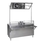 image of Tarrison TF-DTCB3072-KIT Demo Table, Cabinet Base, 72"W X 30"D X 94"H