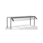 image of Tarrison TF-SBSG96 Servery Sneeze Guard, 96", Single Buffet, Nsf