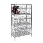image of Tarrison TS-CRU1836Z-KIT 3-Tier Can Storage Rack with PolySeal Clear Epoxy Finish